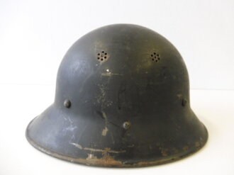 Tschechoslowakei, Stahlhelm 2. Weltkrieg Zivilschutz, Originallack