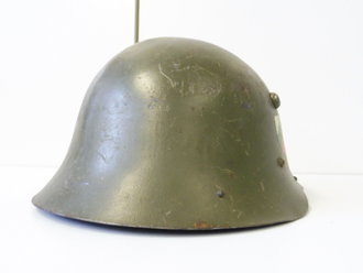 Bulgarien Stahlhelm M36C , Originallack, so bis in die 80iger Jahre getragen