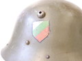 Bulgarien Stahlhelm M36C , Originallack, so bis in die 80iger Jahre getragen
