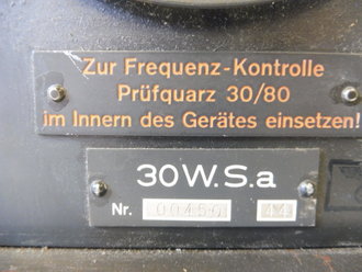 30 Watt Sender a datiert 1944 ( Panzerfunk )...