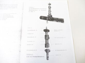 REPRODUKTION, L.Dv.110a, Entwurf einer Beschreibung und Bedienungsvorschrift des Erdschulschießtorns für das G 15