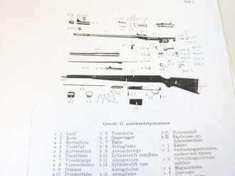 REPRODUKTION, D 191/1, Gewehr 41- Bechreibung, Handhabung und Behandlung