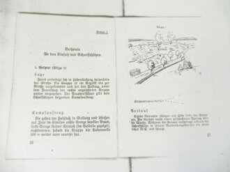 REPRODUKTION, Anleitung für die Ausbildung und den Einsatz von Scharfschützen, datiert 1943, Kopie von 44 Seiten