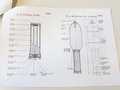 REPRODUKTION, D444/2839, Die Munition des 28/32 cm Nebelwerfers 41, schweren Wurfrahmens 40 am gep Zgkw, schweren Wurfgeräts 40 und schweren Wurfgeräts 41, vom 1.1.1943, Kopie von 27 Seiten + Anlagen