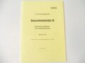 REPRODUKTION, D112/1, Panzerabwehrbüchse 39, Beschreibung, Handhabungs und Bedienungsanleitung, vom 16.2.1940, Kopie von 23 Seiten + Anlagen