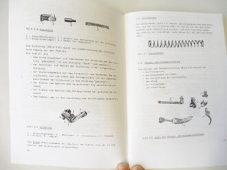 REPRODUKTION, A 250/1/109, 9mm Pistole Makarow, Beschreibung und Nutzung, von 1975, Kopie von 80 Seiten, A5