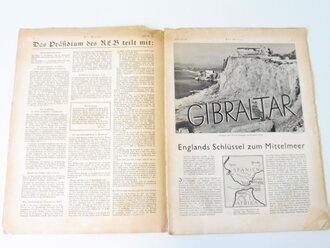 "Die Sirene" Illustrierte Zeitschrift des RLB, Nr.28 von 1934, Schweres englisches Flugboot über den Öltanks am Ufer der Themse