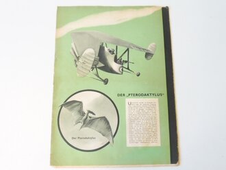 "Die Sirene" Illustrierte Zeitschrift des RLB, Nr.28 von 1934, Schweres englisches Flugboot über den Öltanks am Ufer der Themse