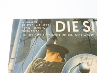 "Die Sirene" Illustrierte Zeitschrift des RLB, Nr.11 von 1938, Torpedo-Flugzeuge gegen Panzerschiffe!