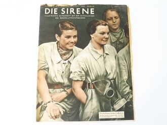 "Die Sirene" Illustrierte Zeitschrift des RLB, Nr.15 von 1938, Studentinnen lernen Luftschutz