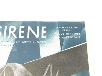 "Die Sirene" Illustrierte Zeitschrift des RLB,...