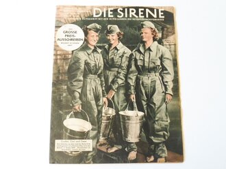 "Die Sirene" Illustrierte Zeitschrift des RLB, Nr.21 von 1938, Lieschen, Loni und Emmi - Fraenarbeit im Sauerland