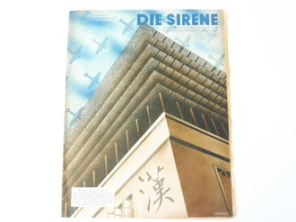 "Die Sirene" Illustrierte Zeitschrift des RLB, Nr.3 von 1939, Bambus gegen Bomben?