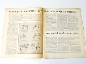"Die Sirene" Illustrierte Zeitschrift des RLB, Nr.5 von 1939, Frauensacharbeiterin-privat...