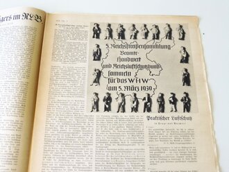 "Die Sirene" Illustrierte Zeitschrift des RLB, Nr.5 von 1939, Frauensacharbeiterin-privat...