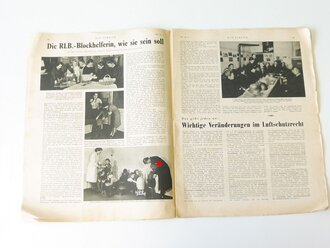 "Die Sirene" Illustrierte Zeitschrift des RLB, Nr.3 von 1943, Immer noch ein Ausweg!