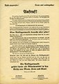 Aufruf zur Versorgung aller Deutschen mit Volksgasmasken, datiert 1938, A4