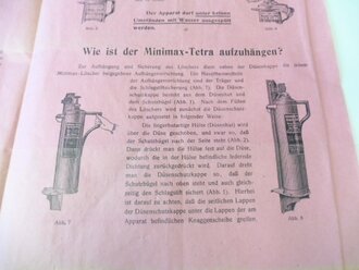 T6 Füllungsvorschrift zum Sonderlöscher Minimax-Tetra, A4