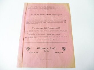 T6 Füllungsvorschrift zum Sonderlöscher Minimax-Tetra, A4