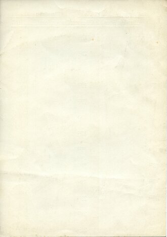 Übersicht über die Warnmeldungen 1937, blanko, A4