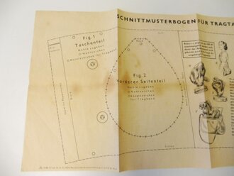 Schnittmusterbogen für Tragetasche VM 40