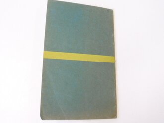 L.Dv.771, Richtlinien über Lagerung und Pflege des Luftschutzsanitätsgeräts, datiert 1937, 14 Seiten, A6
