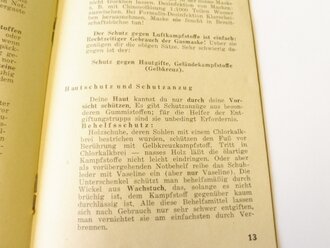 Sonderanweisung insbesondere für Entgiftungshelfer, Ausgabe 1935, DIN A6, 24 Seiten