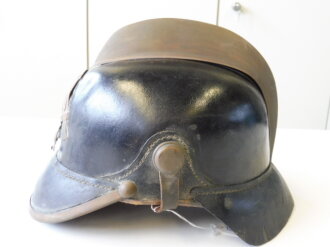 Feuerwehr , Lederhelm