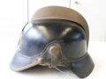 Feuerwehr , Lederhelm