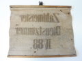 Hinweisschild " Zahlmeister Dienstzimmer II/88" Maße  35 x 40cm