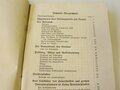 Feld Anweisung zum " Heeres Sauerstoff Schutzgerät" datiert 1917. Reich bebildert, 84 Seiten