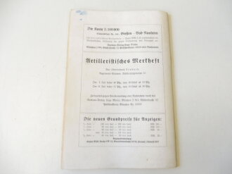 Artilleristische Rundschau, April 1937, Heft 4. Komplett