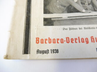 Artilleristische Rundschau, August 1938, Heft 8. Komplett