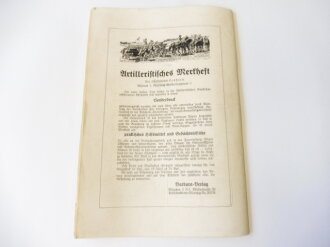 Artilleristische Rundschau, März 1936,  Heft 3. Komplett