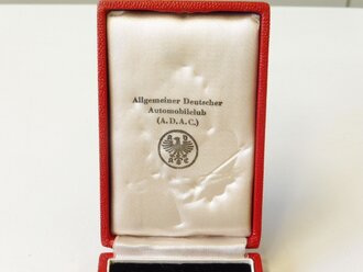 Allgemeiner Deutscher Automobilclub ( ADAC )  Verdienstmedaille für sportliche Organisation in Gold. Sehr guter Zustand, im Etui