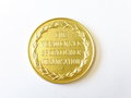 Allgemeiner Deutscher Automobilclub ( ADAC )  Verdienstmedaille für sportliche Organisation in Gold. Sehr guter Zustand, im Etui
