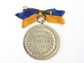 Tragbare Medaille " Verein der Kegler von Kaiserslautern" Die Saar ist frei 1935 ! Durchmesser 35 mm