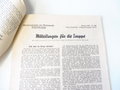 Mitteilungen für die Truppe des Oberkommando der Wehrmacht datiert 1944. 8 Stück