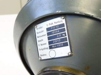 Luftwaffe Projektionskompass Fl 23213. Originallack, augenscheinlich guter Zustand, Funktion nicht geprüft, ohne Inhalt
