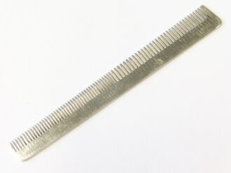 Kamm aus Leichtmetall, Länge 17 cm. 1 Stück
