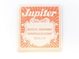 1 Stück " Jupiter" Zündholzbriefe aus der originalen Umverpackung