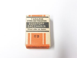 7 Gramm Süsstoff Saccarin eines Herstellers aus...