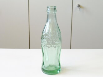 U.S. 1943 or 45 dated Clear Glass Army Coca Cola Bottle, 6 oz Hobble-skirt Coke