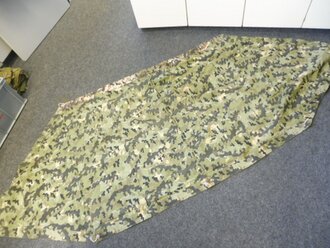 Bundeswehr, Zeltbahn mit Tasche und Zeltbesteck 1. Modell