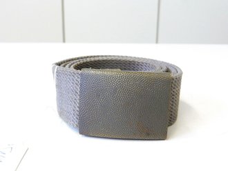 Bundeswehr, Hosengürtel 2. Modell aus grauem Webgurt mit...