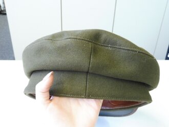 U.S. Army WWII Enlisted mens cap service, OD wool, Kopfgröße 55