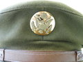 U.S. Army WWII Enlisted mens cap service, OD wool, Kopfgröße 55