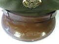 U.S. Army WWII Enlisted mens cap service, OD wool, Kopfgröße 55