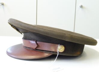 U.S. Army WWII Officers crusher cap, Kopfgröße 54,5