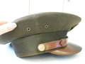U.S. Army WWII Officers crusher cap, Kopfgröße 54,5